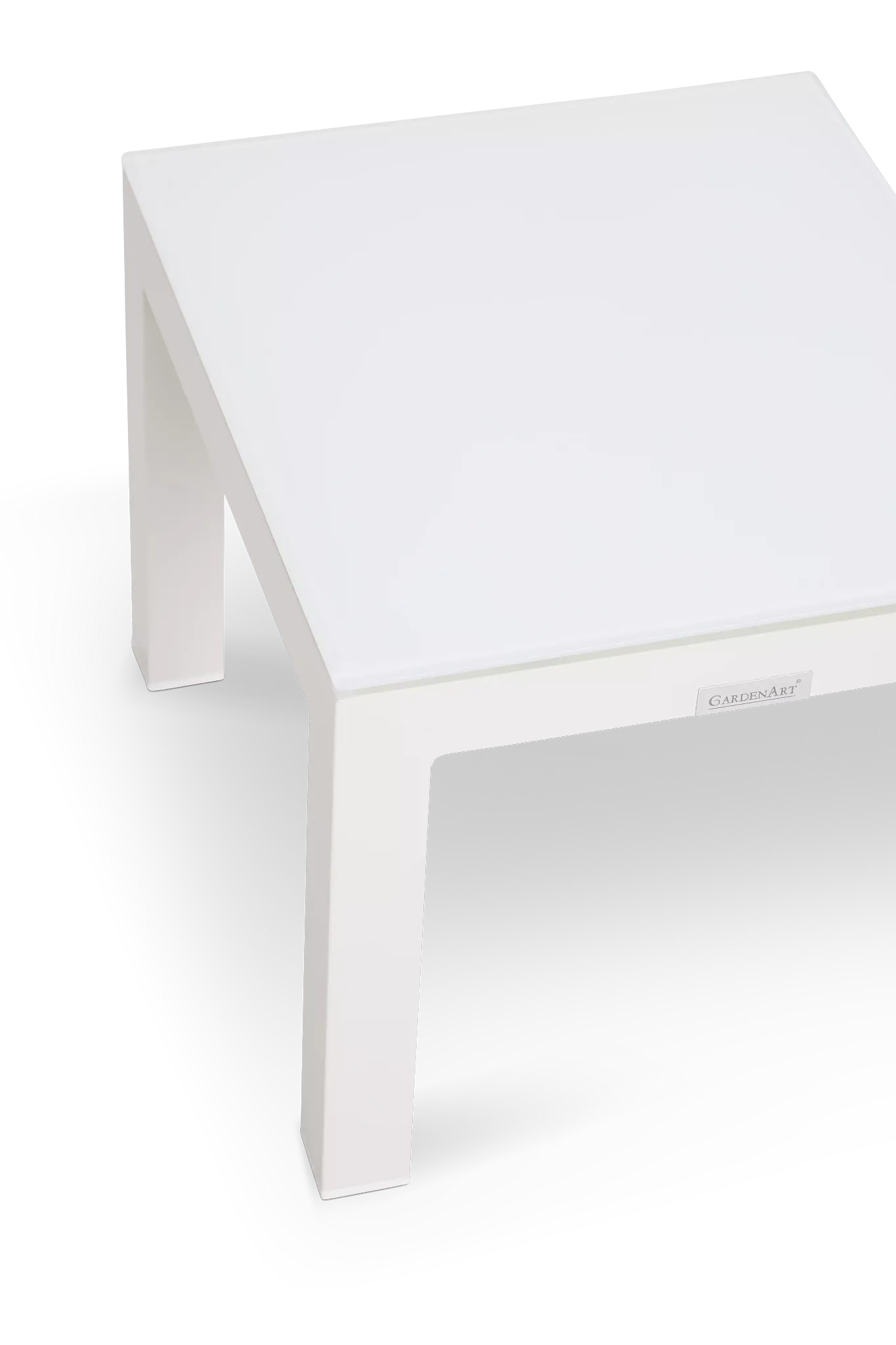 Lisbon3 White End Table