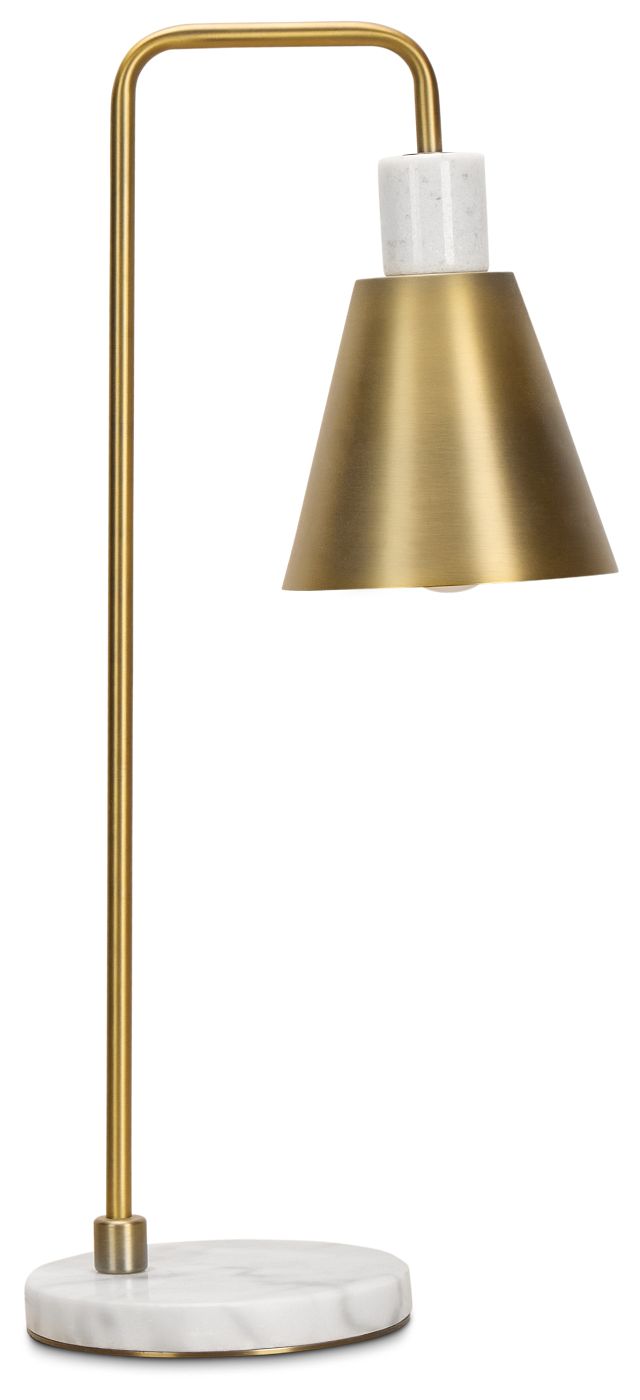 Alessi Gold Marble Table Lamp