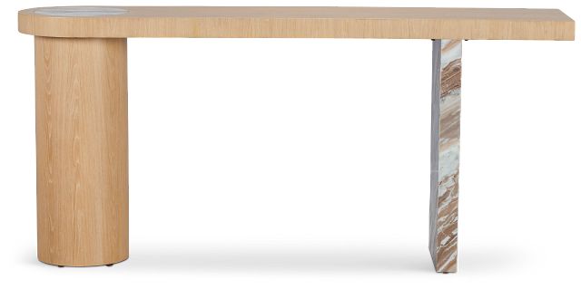 Malibu Light Tone Console Table