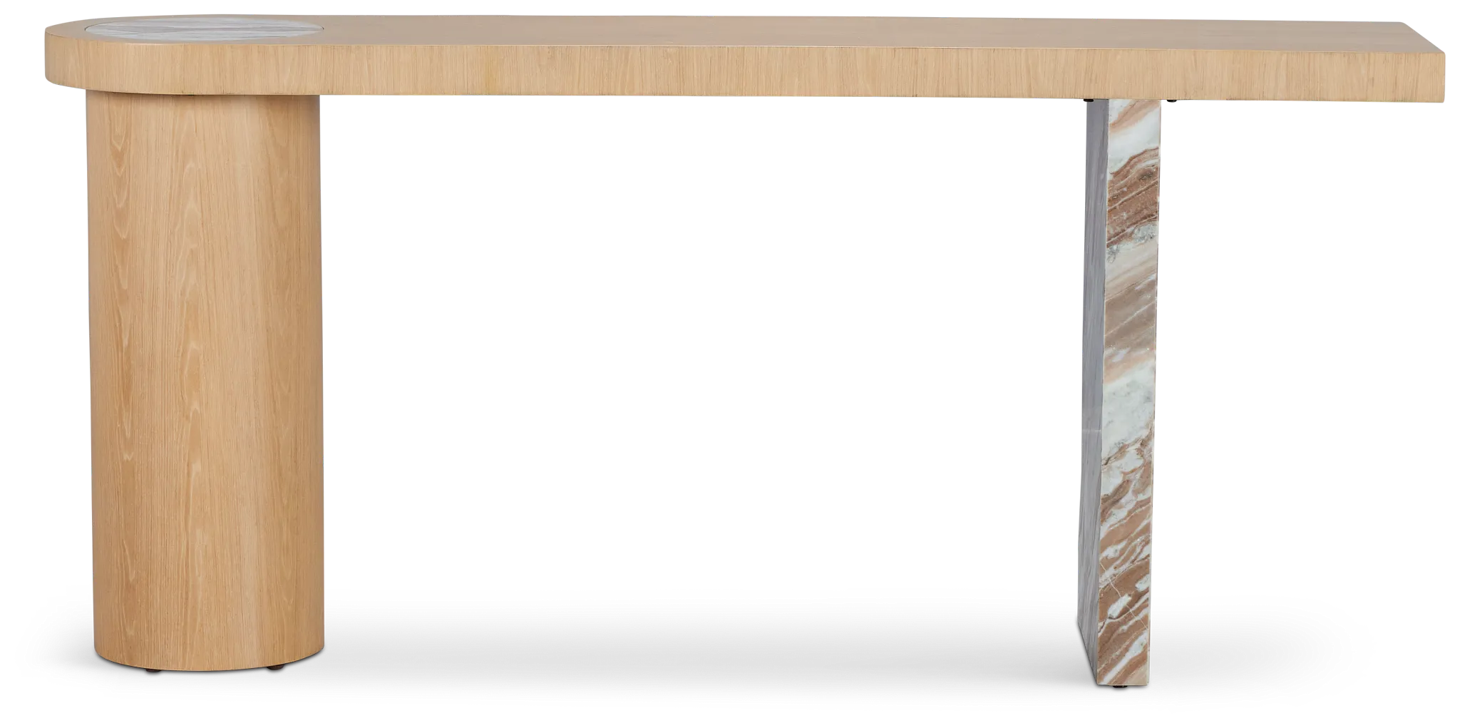 Malibu Light Tone Console Table