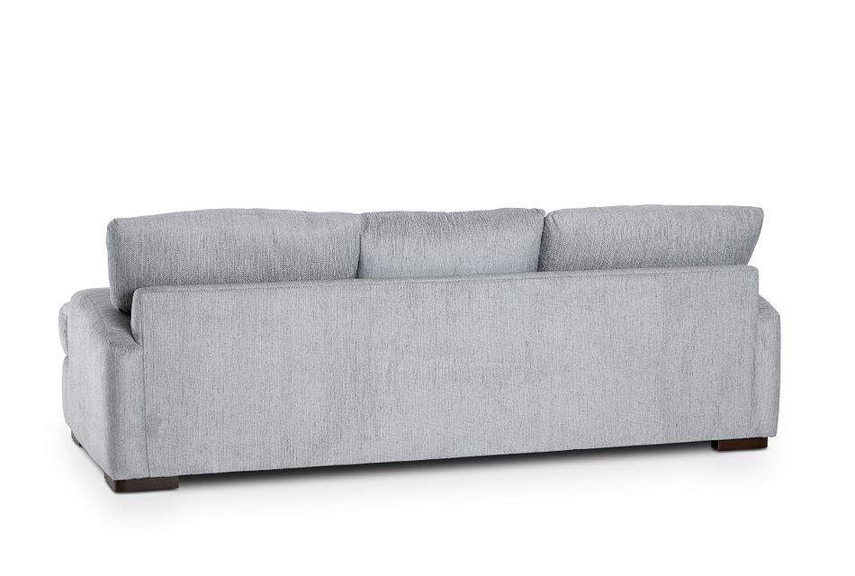 Alpha Light Gray Fabric Sofa