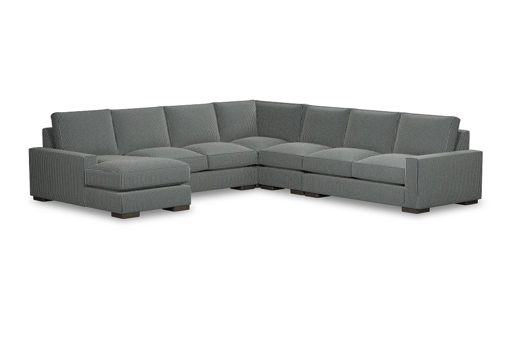 Edgewater Lucy Navy Large Left Chaise Sectional