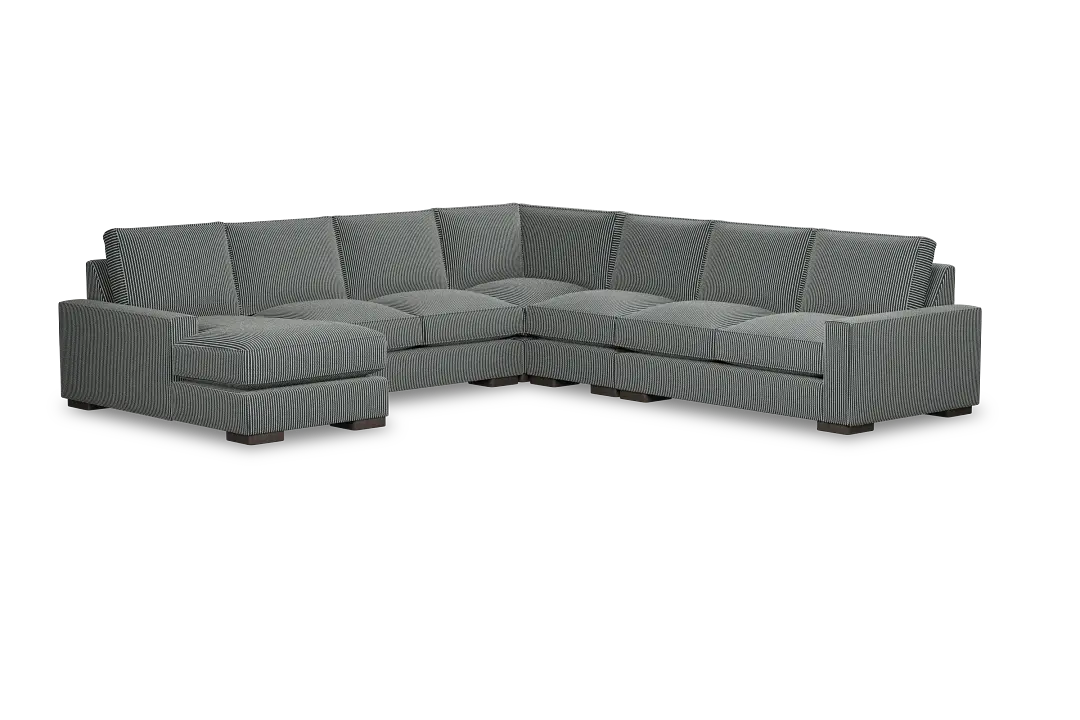 Edgewater Lucy Navy Large Left Chaise Sectional Edgewater Lucy Navy Large Left Chaise Sectional