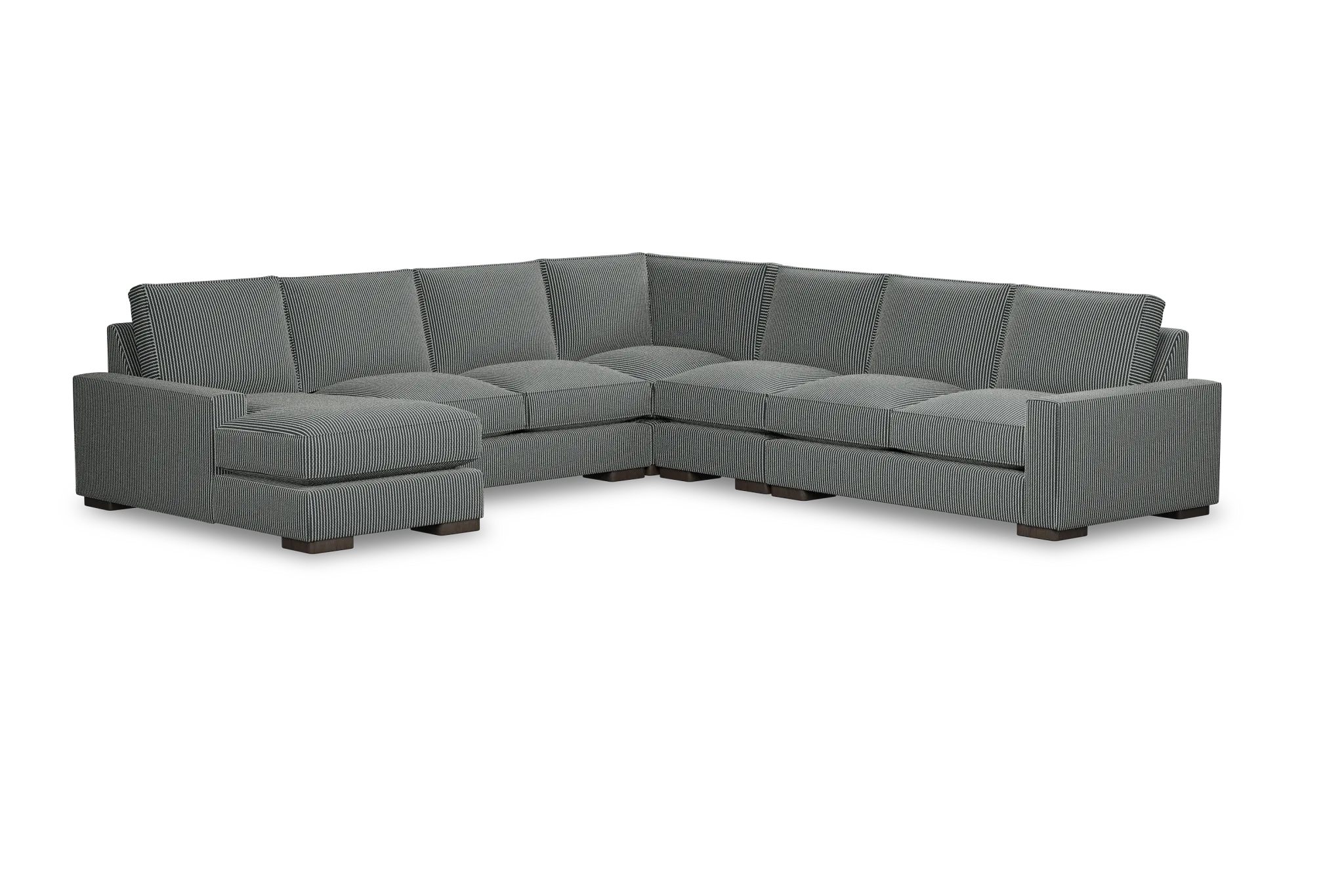 Edgewater Lucy Navy Large Left Chaise Sectional