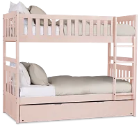 Charleston Pink Trundle Bunk Bed