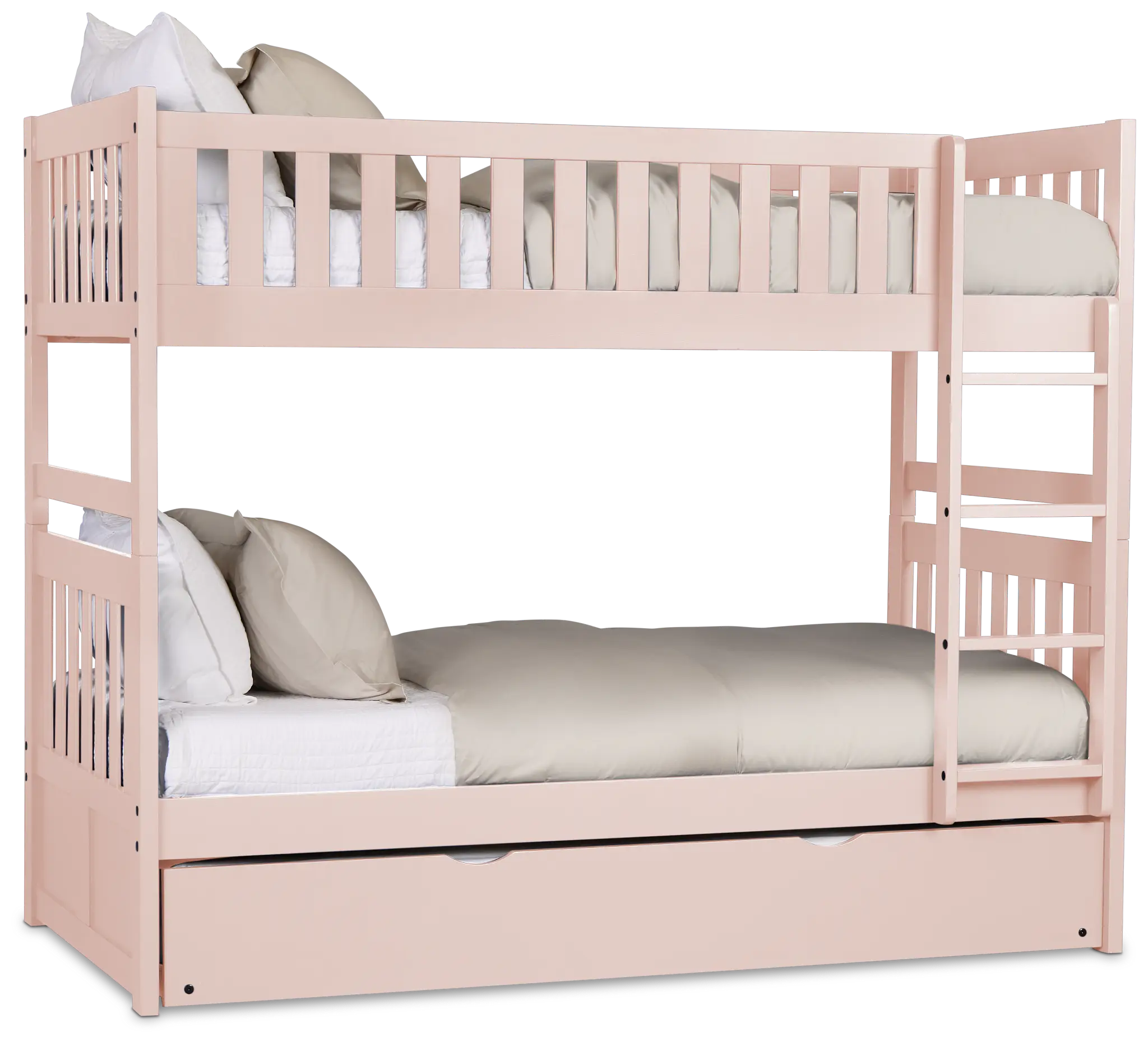 Charleston Pink Trundle Bunk Bed Charleston Pink Trundle Bunk Bed