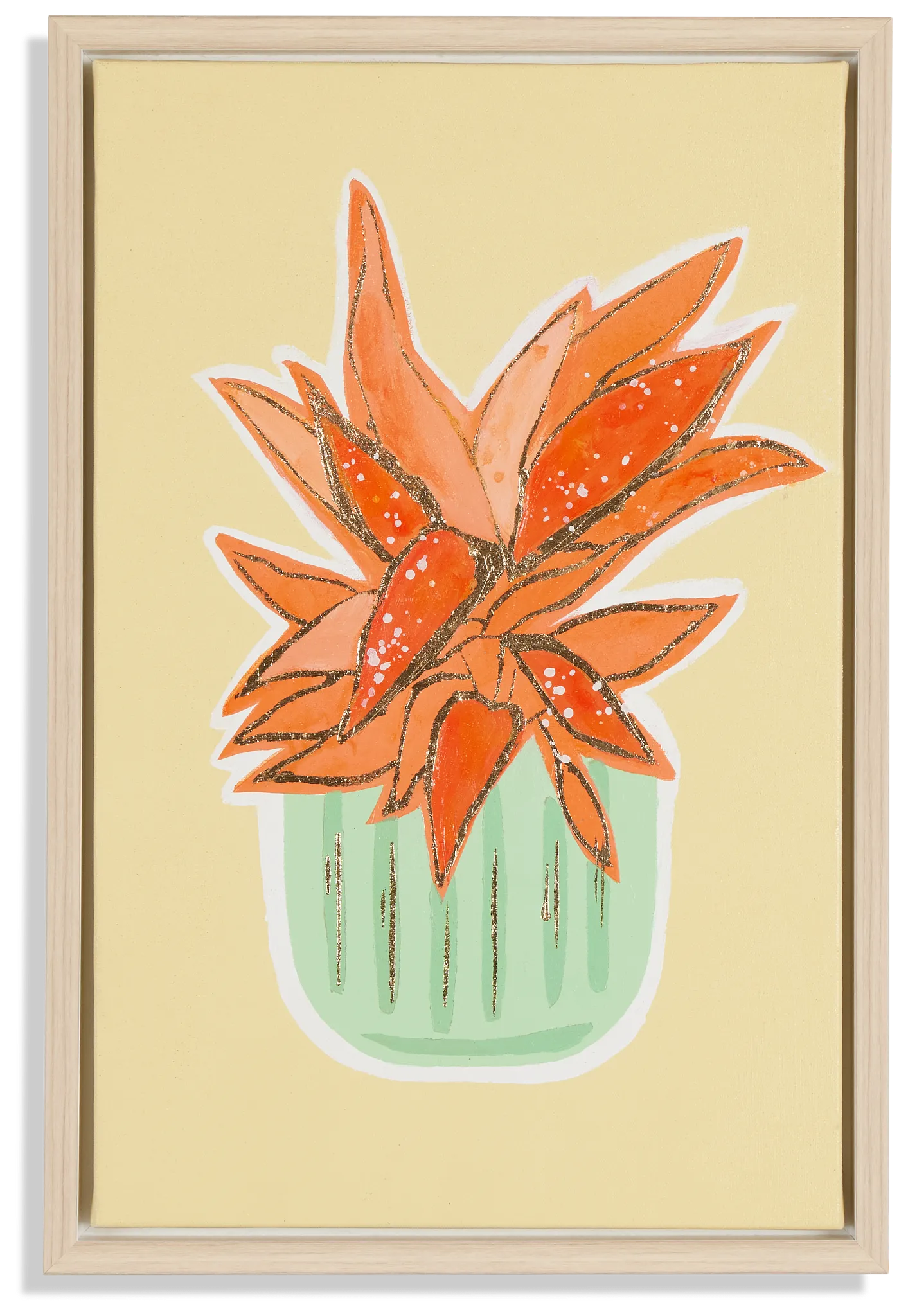 Leif Green Framed Wall Art