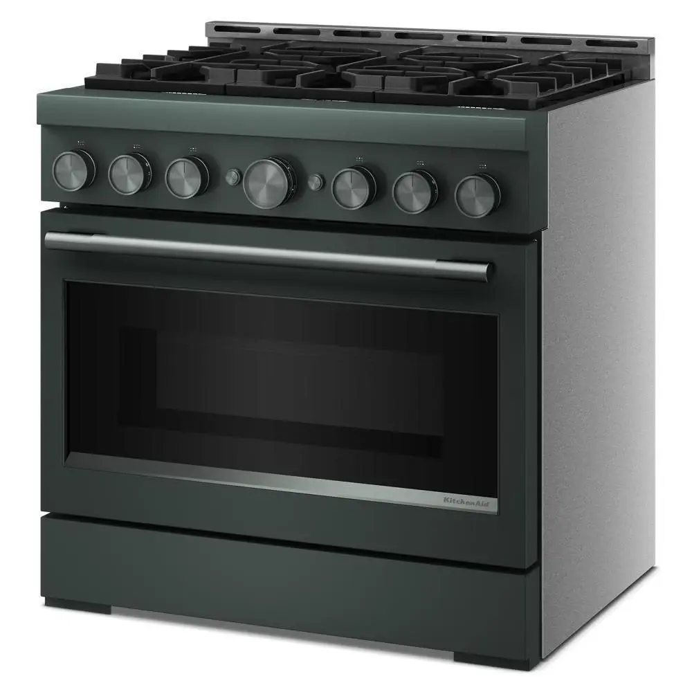 Kitchenaid 936 Series Green Gas Range Kitchenaid 936 Series Green Gas Range