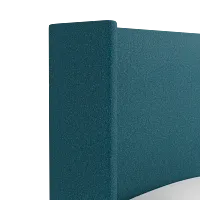 Captiva Elite Teal 60" Upholstered Shelter Bed