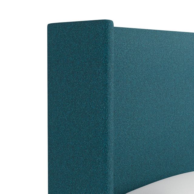 Captiva Elite Teal 60" Upholstered Shelter Bed
