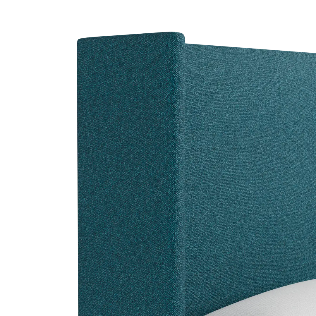 Captiva Elite Teal 60" Upholstered Shelter Bed Captiva Elite Teal 60" Upholstered Shelter Bed