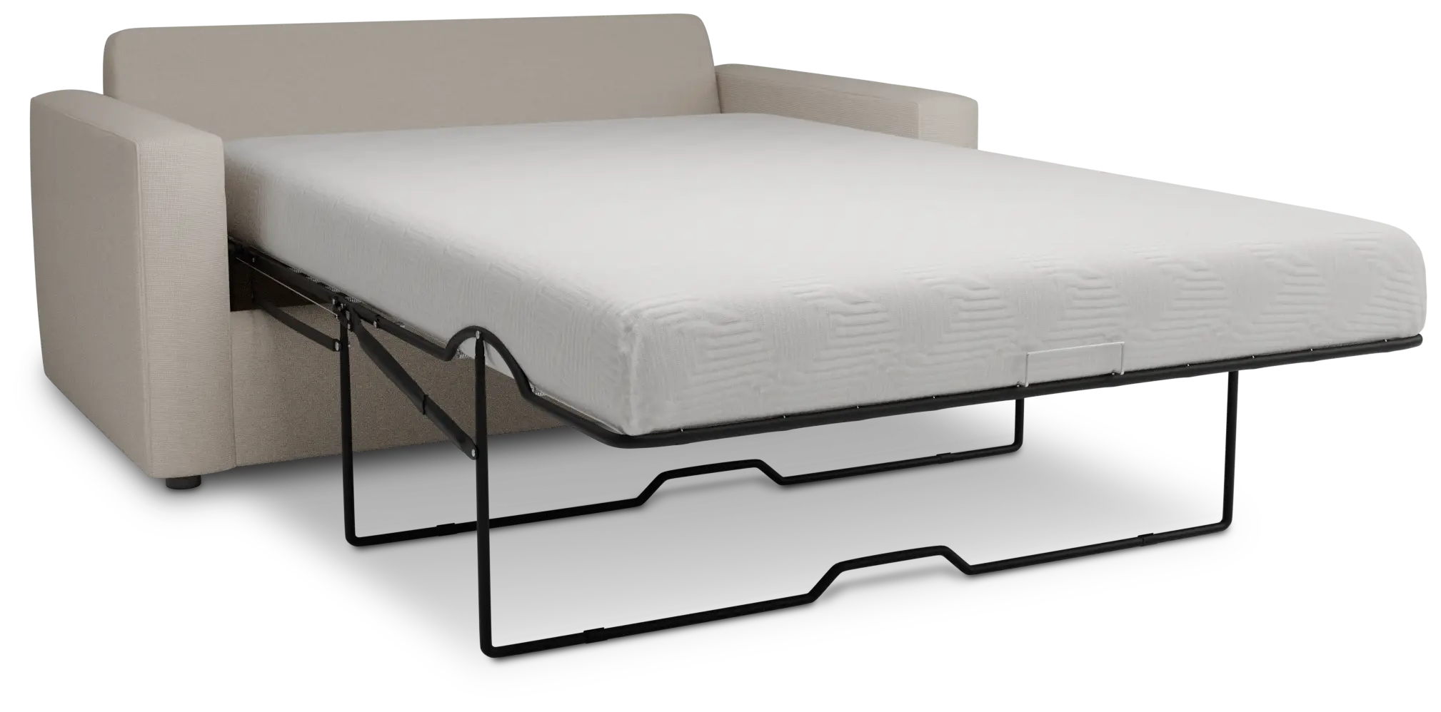 Siesta Suave Beige Fabric Memory Foam Sleeper Siesta Suave Beige Fabric Memory Foam Sleeper