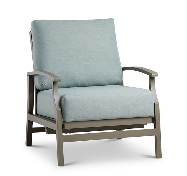 Raleigh Teal Rocking Chair