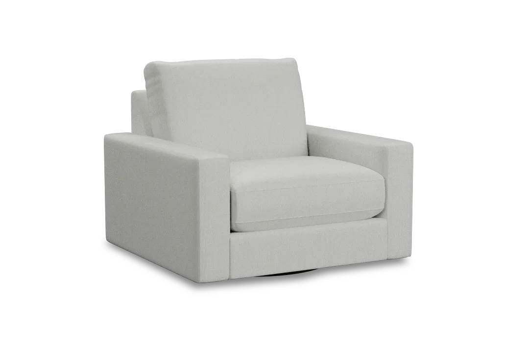 Edgewater Revenue White Swivel Chair
