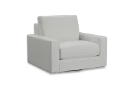 Edgewater Revenue White Swivel Chair