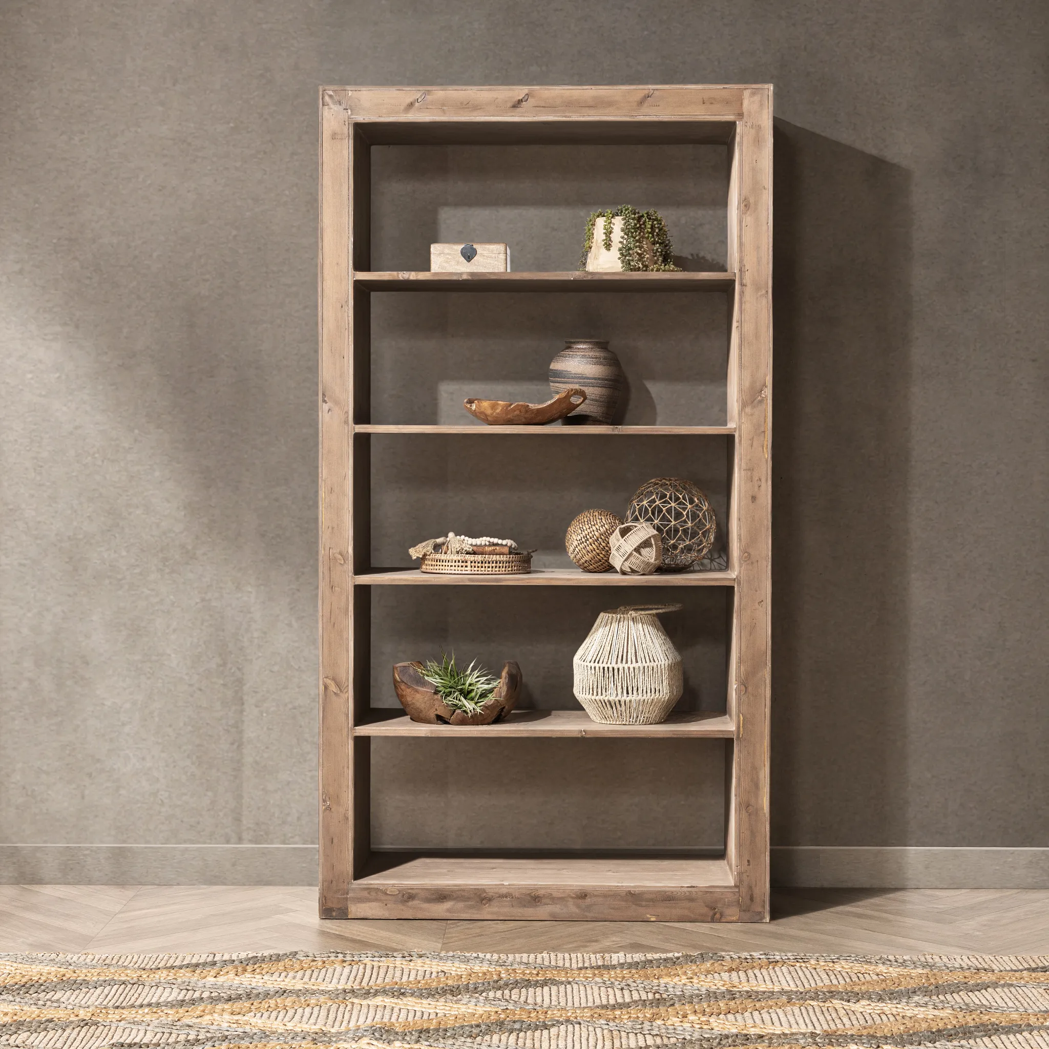 Mako Mid Tone Bookcase