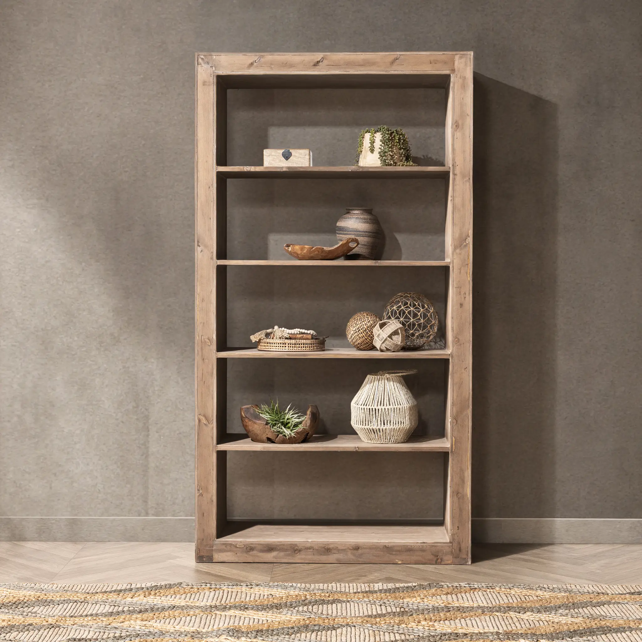Mako Mid Tone Bookcase Mako Mid Tone Bookcase
