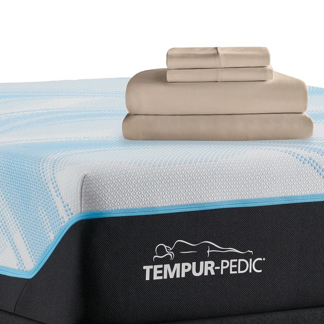 Tempur-pedic Breeze Cooling Light Beige Tencel Ctn Sheets