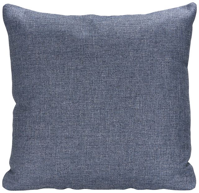 Harper Dark Blue 24" Accent Pillow