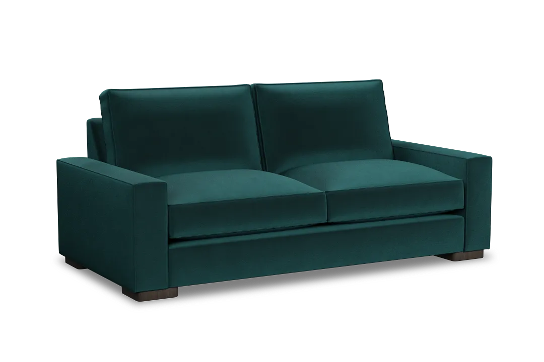 Edgewater Joya Teal 84" Sofa W/ 2 Cushions