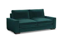 Edgewater Joya Teal 84" Sofa W/ 2 Cushions