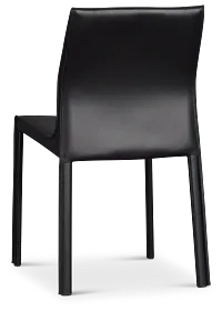 Lugo Black Upholstered Side Chair