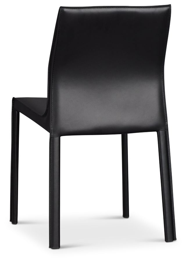 Lugo Black Upholstered Side Chair