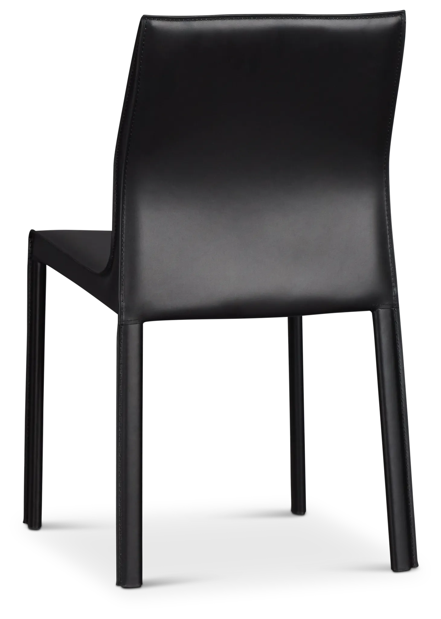 Lugo Black Upholstered Side Chair