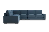 Edgewater Elite Blue Large Two-arm Sectional