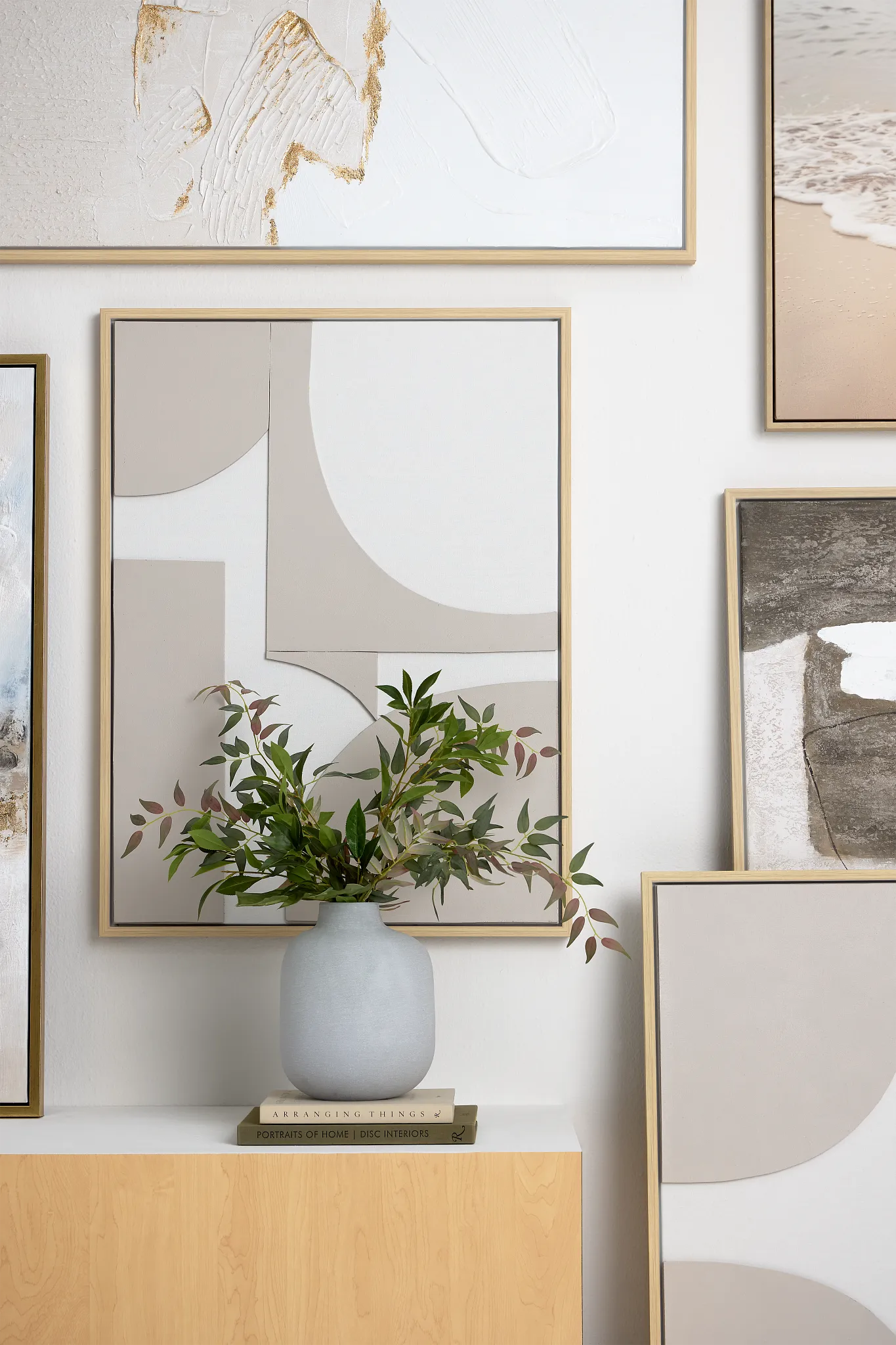 Mandy White Glass Vase