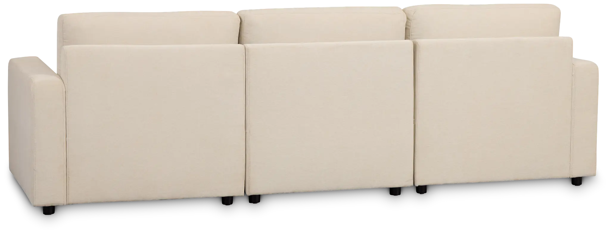 Addie Beige Fabric Left Chaise Storage Sectional Addie Beige Fabric Left Chaise Storage Sectional
