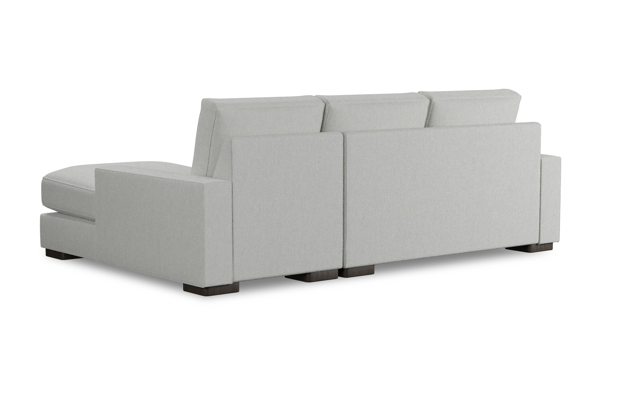 Edgewater Revenue White Right Chaise Sectional