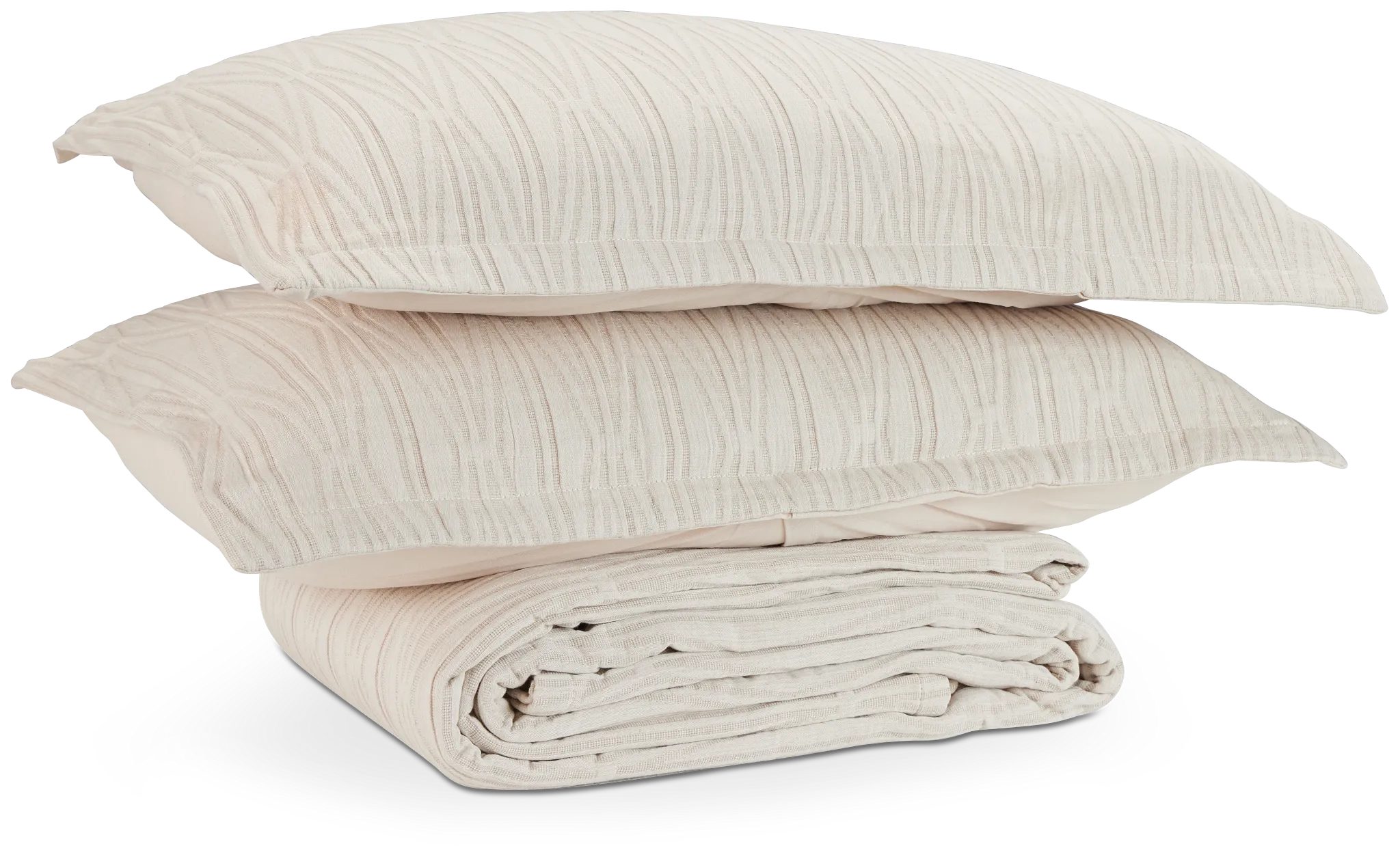 Talia Beige Coverlet Set