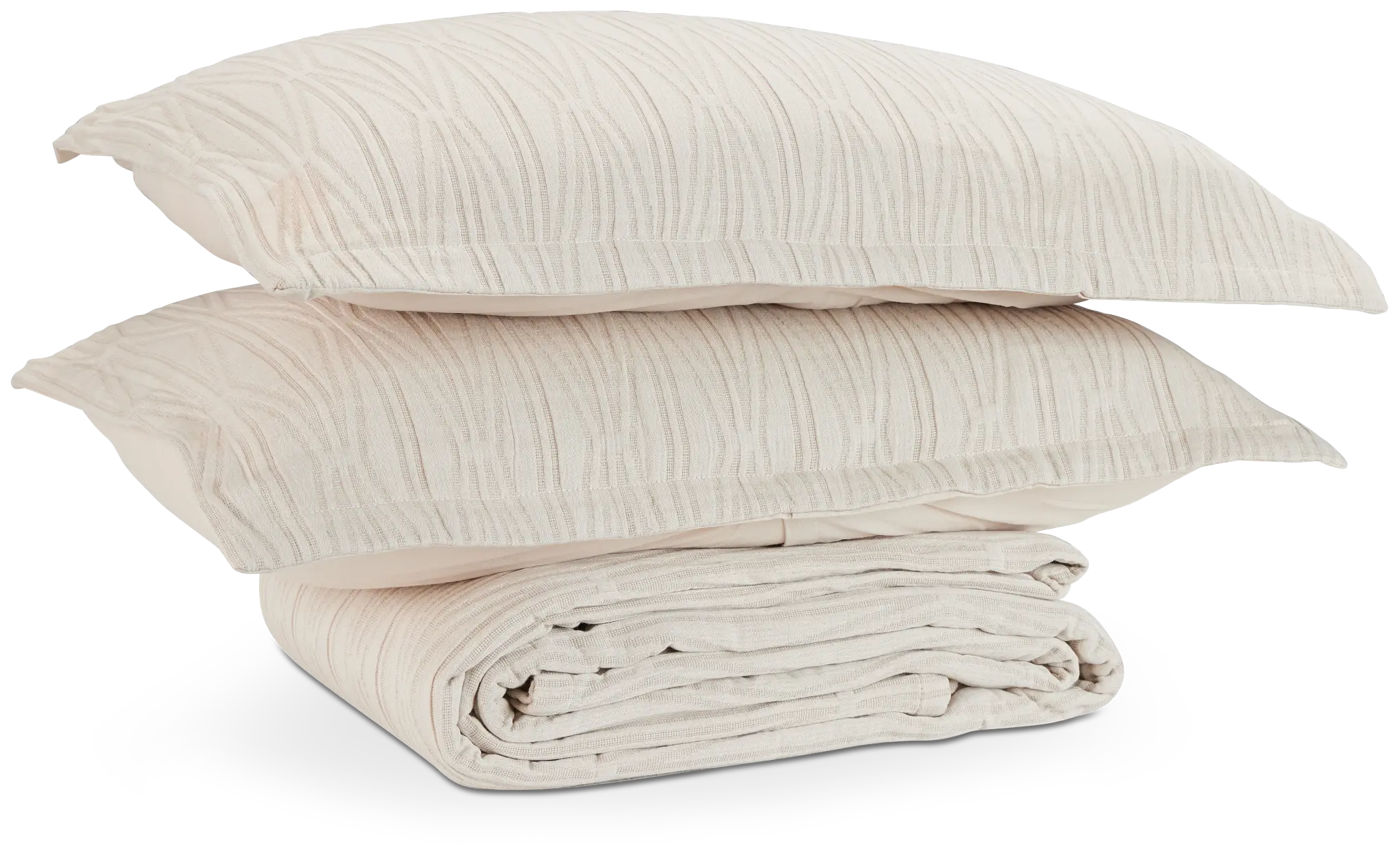 Talia Beige Coverlet Set Talia Beige Coverlet Set