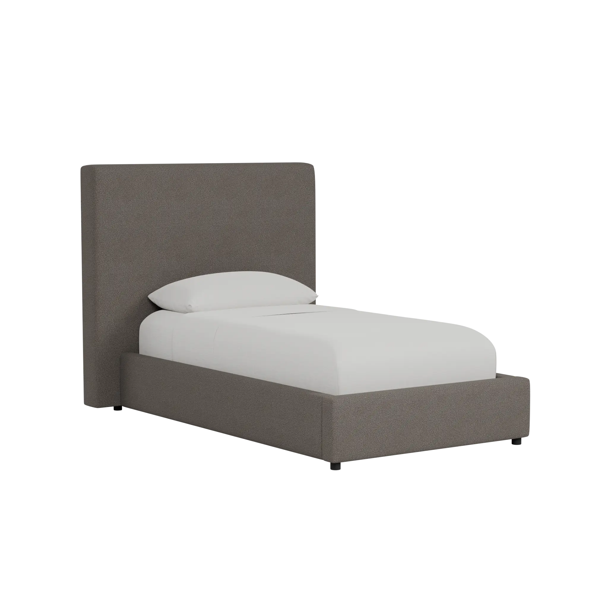 Grayton Elite Dark Gray 54" Upholstered Platform Bed Grayton Elite Dark Gray 54" Upholstered Platform Bed