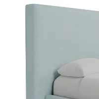 Grayton Elite Light Blue 54" Upholstered Platform Bed