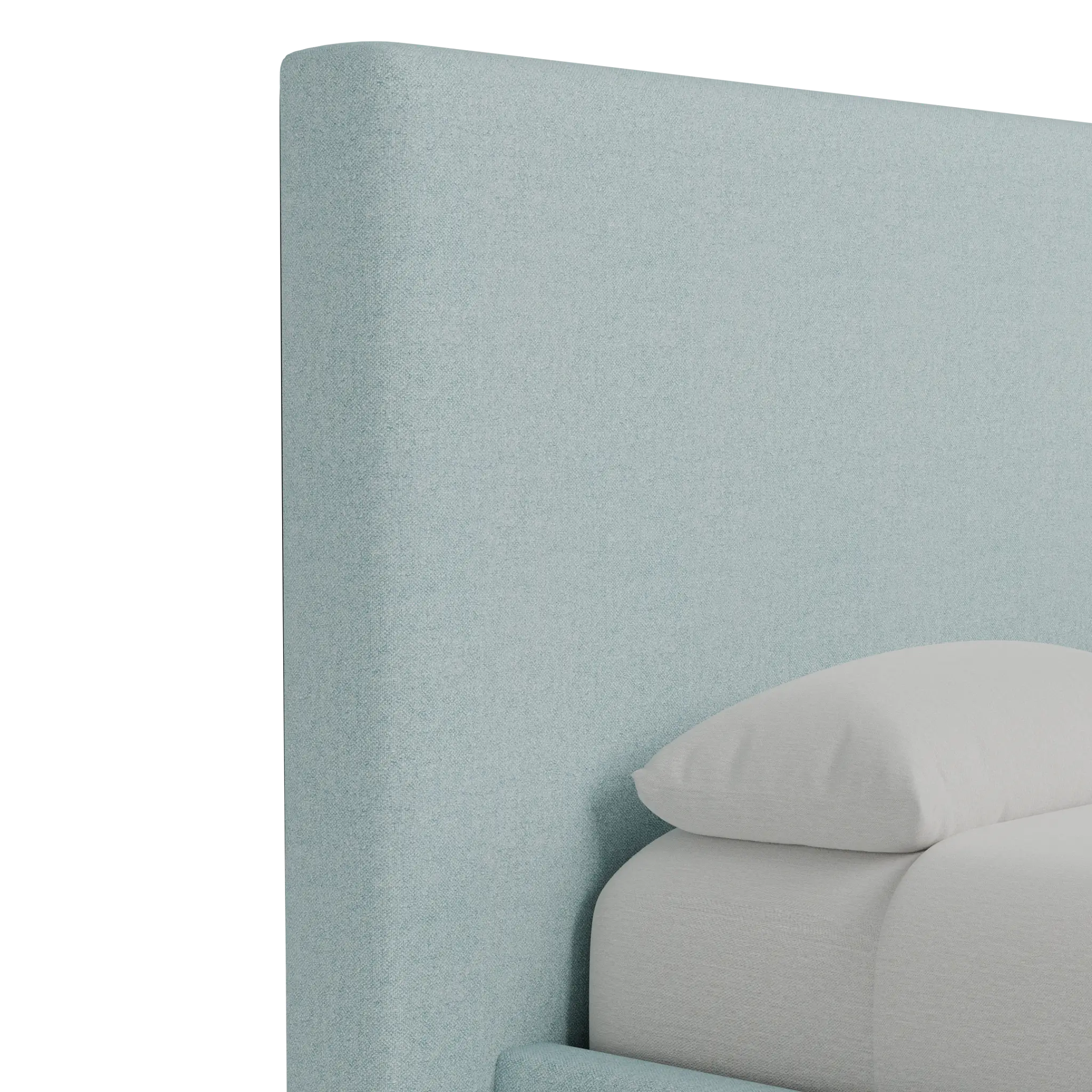 Grayton Elite Light Blue 54" Upholstered Platform Bed Grayton Elite Light Blue 54" Upholstered Platform Bed