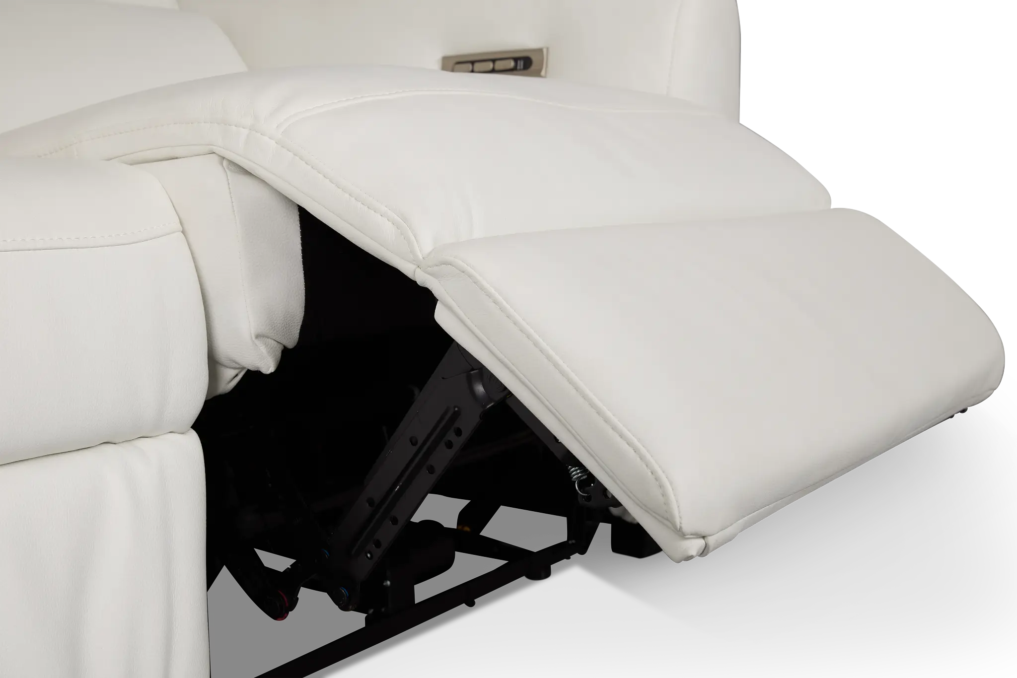 Melody White Storage Small Dual Power Left Chaise Sectional Melody White Storage Small Dual Power Left Chaise Sectional