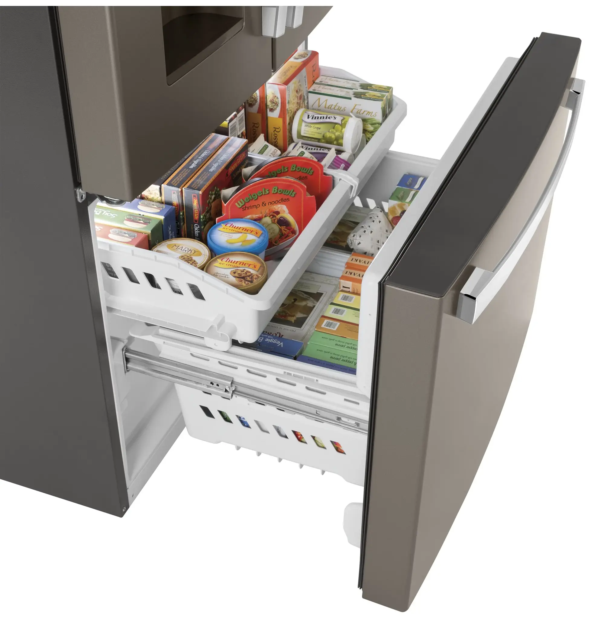 Ge 26 Series Slate Bottom Freezer Refrigerator Ge 26 Series Slate Bottom Freezer Refrigerator