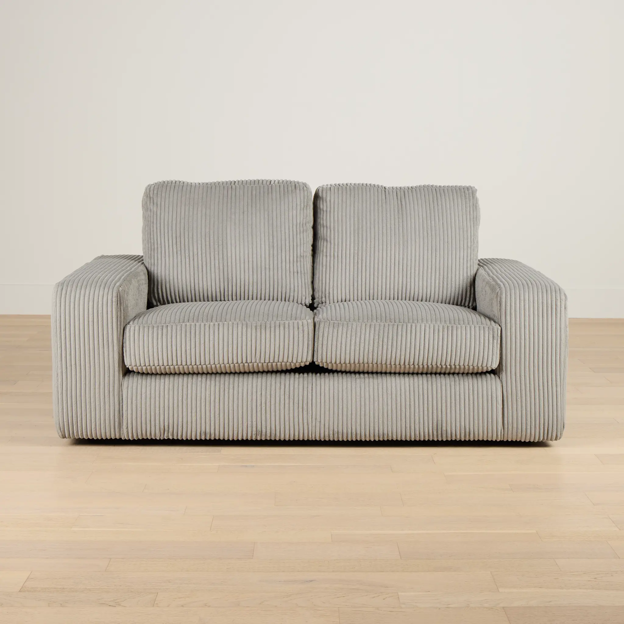 Charlie Gray Fabric Loveseat Charlie Gray Fabric Loveseat