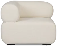 Celeste Light Beige Fabric Right Chair