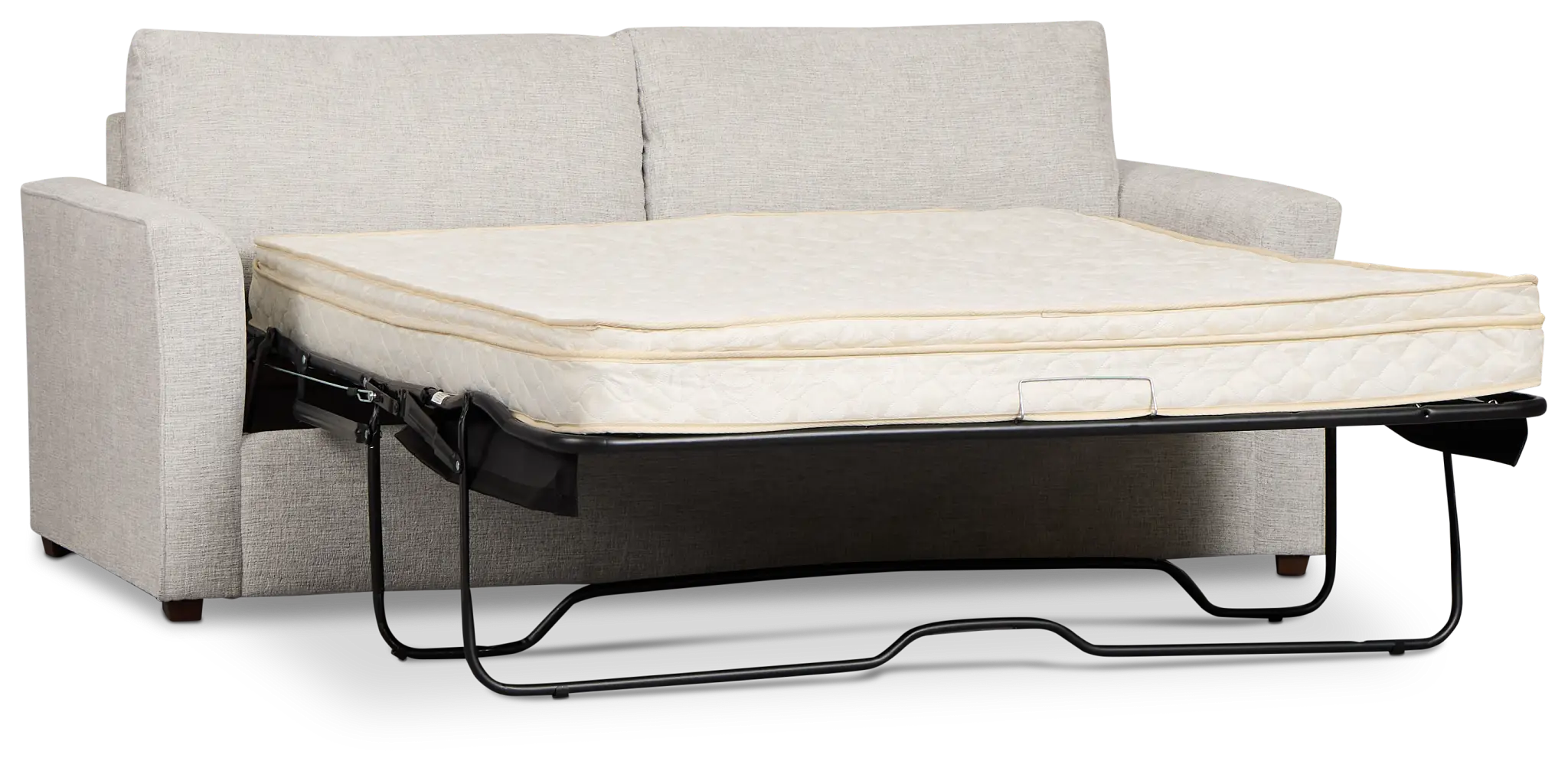 Miller Light Gray Fabric Innerspring Sleeper Miller Light Gray Fabric Innerspring Sleeper