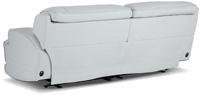 Reign Gray Lthr/vinyl Power Reclining Sofa