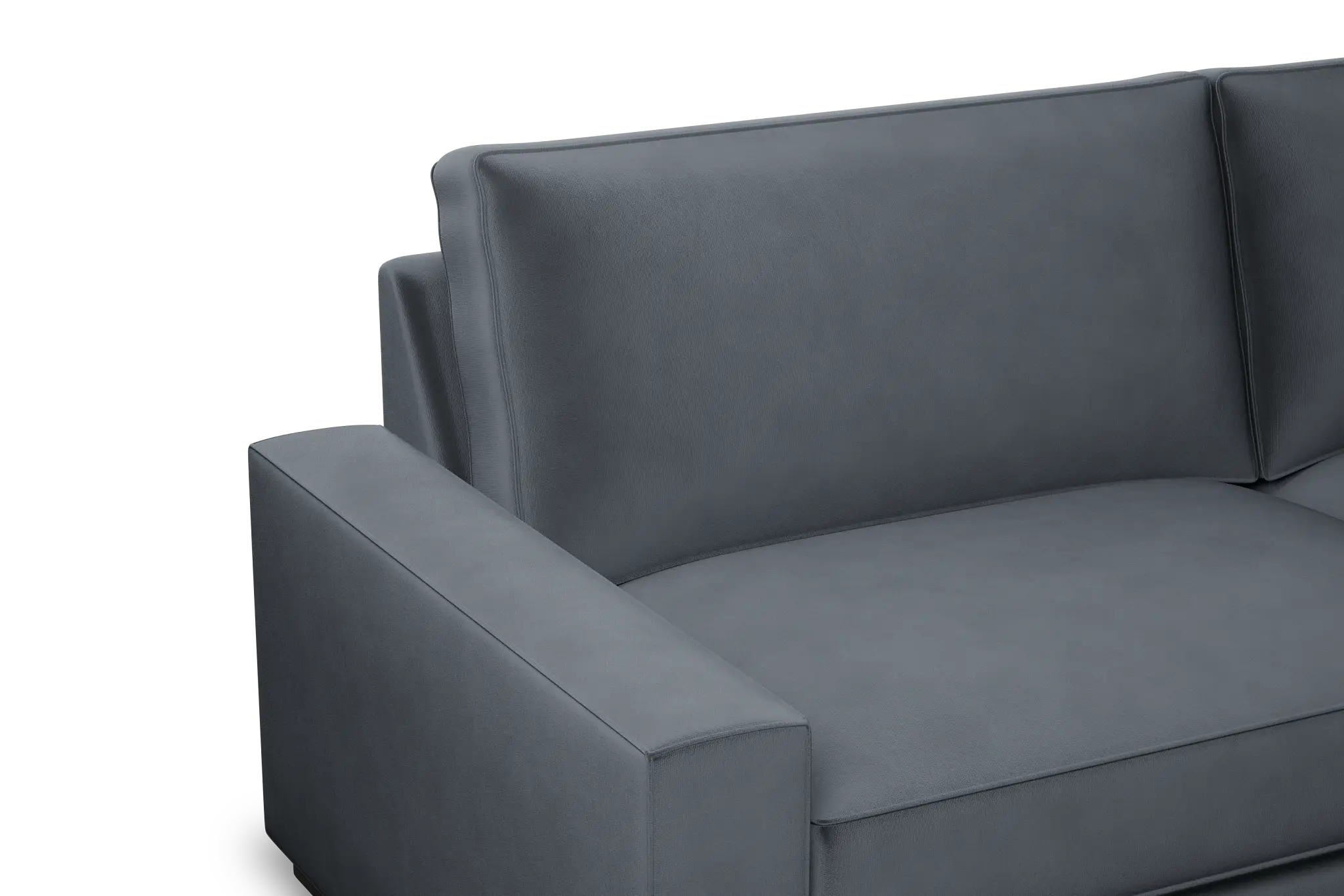 Edgewater Joya Gray 96" Sofa W/ 2 Cushions Edgewater Joya Gray 96" Sofa W/ 2 Cushions
