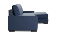 Edgewater Revenue Dark Blue Right Chaise Sectional