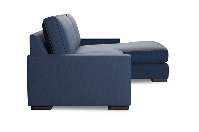 Edgewater Revenue Dark Blue Right Chaise Sectional