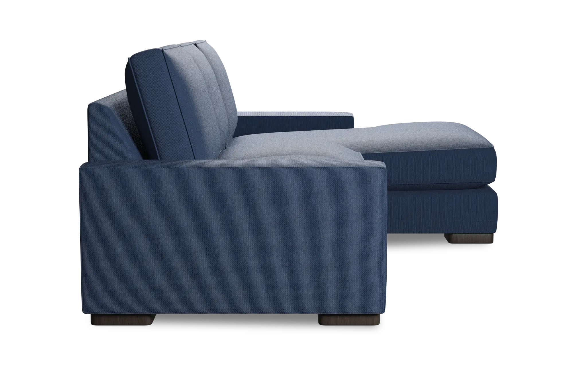 Edgewater Revenue Dark Blue Right Chaise Sectional Edgewater Revenue Dark Blue Right Chaise Sectional