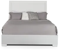 Verona White Platform Bed