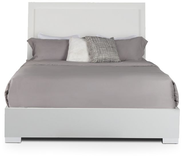 Verona White Platform Bed