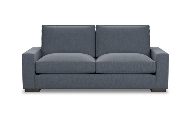 Edgewater Victory Dark Blue 84" Sofa W/ 2 Cushions